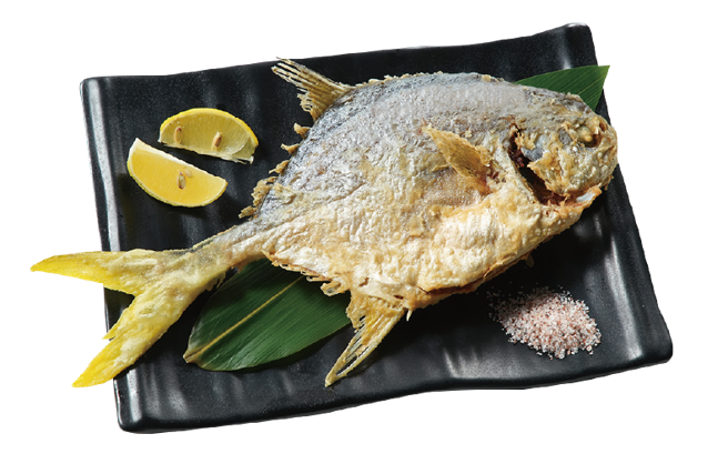 愛買量販炸金鯧魚，特價199元。（愛買提供）