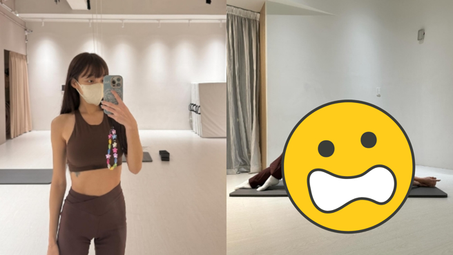 林襄曝光运动照。（图／翻摄自林襄 threads ）