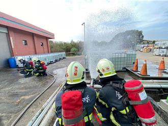 守護金門金雞母！ 消防局聯合金酒辦搶救演練強化防災應變能力