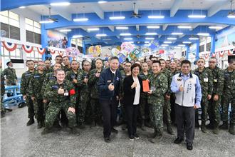 彰化首梯1年兵有53位 縣長王惠美鼓勵猶如「媽媽的叮嚀」