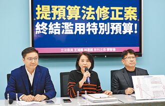 終結前瞻爛帳 藍促移除特別預算霸王條款