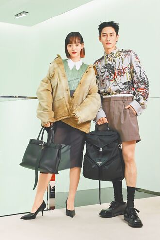范少勳俏皮裝年輕 袁澧林逛Prada迷大包