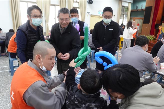 苗栗看守所30日举办面对面恳亲活动。（苗栗看守所提供／谢明俊苗栗传真）
