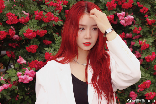 大陆女星曹璐曾以韩团FIESTAR成员身分出道。（图／曹璐微博）