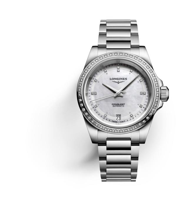 浪琴表浪琴表征服者Conquest系列钻表，13万7900元。（Longines提供）