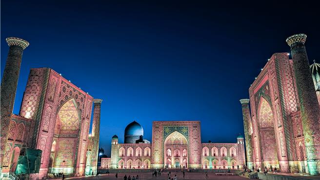 中亚景点。（晴天旅游提供）