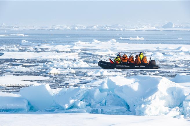 金旅奖获奖行程正北极。（晴天旅游提供）