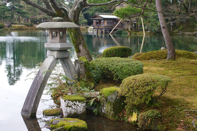 位于日本石川县金泽市的着名庭园「兼六园」。（报系资料照片）