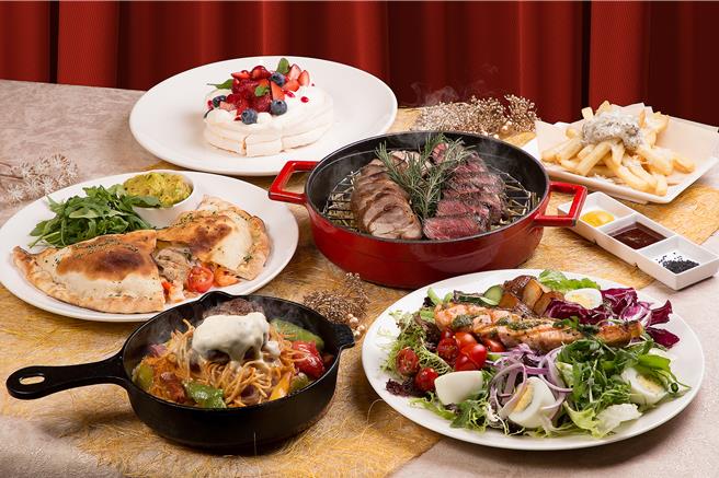 三澧餐饮集团各品牌推出应景主题料理，主打内用、外带一应俱全，更加码推出刮刮乐活动抢攻春节聚餐商机。（三澧餐饮集团提供）