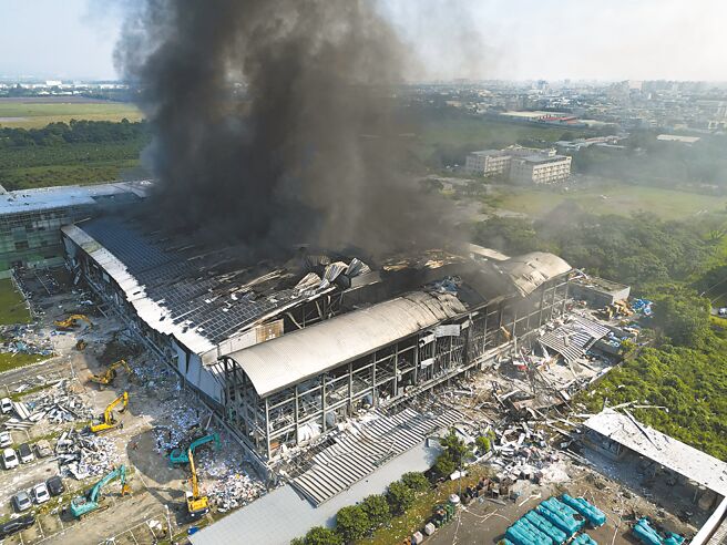位於屏東科技產業園區的「明揚國際科技公司」，去年9月廠區發生爆炸，造成嚴重死傷。（本報資料照片）