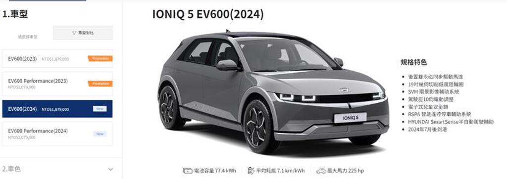 導入中文化操作介面，現代 IONIQ 5、IONIQ 6 正 2024 年式車型在台上架(圖/DDCAR)