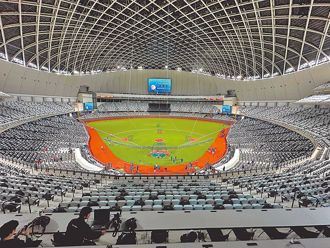 大巨蛋正式營運 中職場租出爐 龍、猿打頭陣