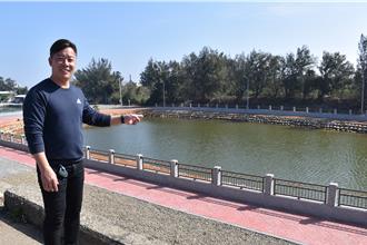 后龙镇水尾里荒废海钓池 变身美丽公园休憩新亮点