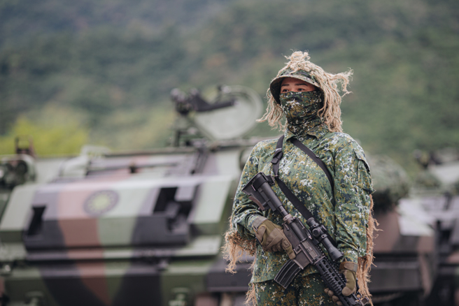 机步一营简佩华上士。( 军闻社提供 )