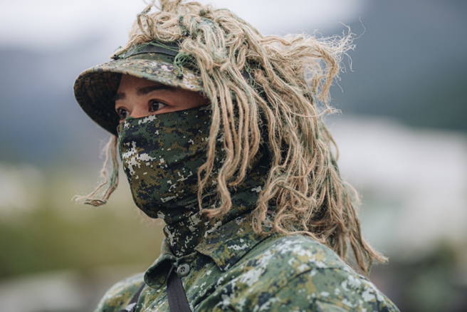 机步一营简佩华上士。( 军闻社提供 )