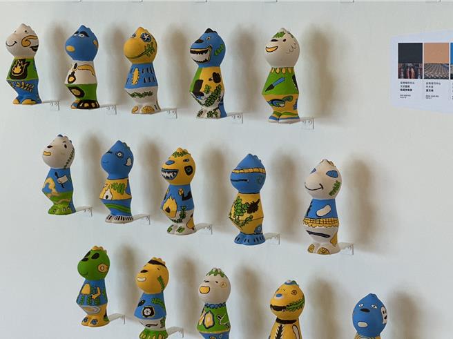 高美馆百色小龙迎龙年。（杨舒婷摄）