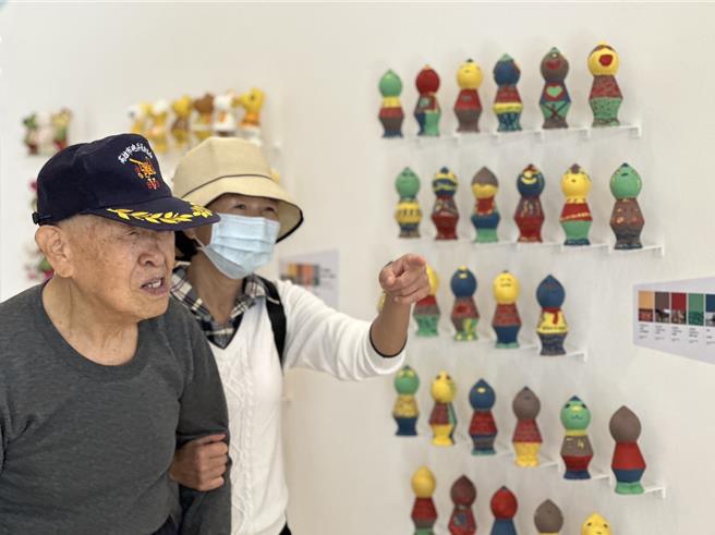 高美馆百色小龙迎龙年。（杨舒婷摄）