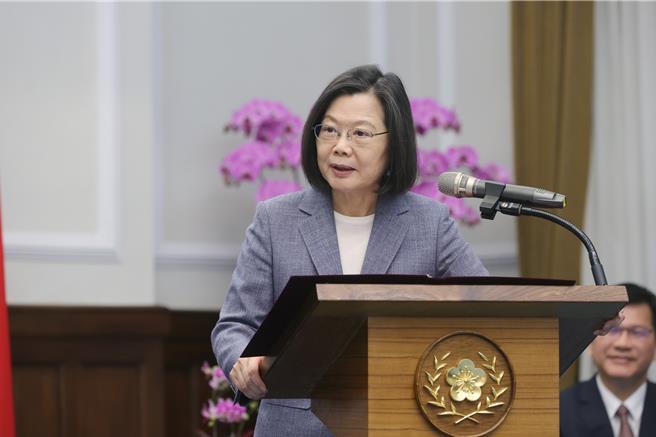 賀韓、江當選立院正副院長，蔡英文：期盼不分朝野黨派良性溝通。蔡英文總統。（資料照片）