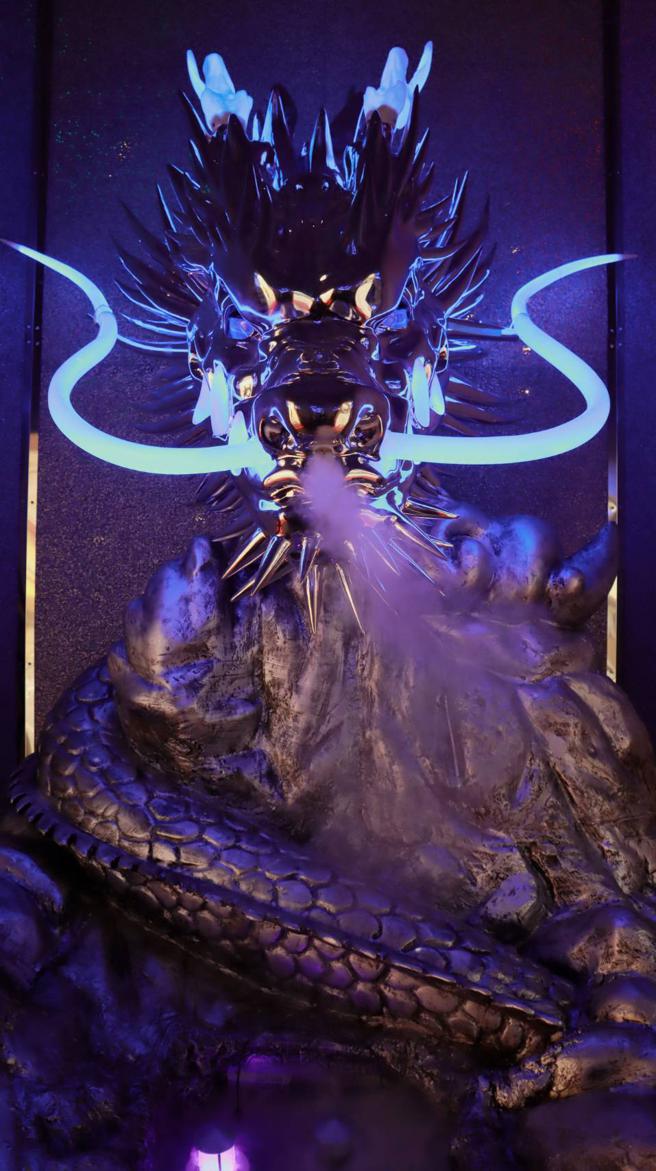 SKM Park Outlets高雄草衙走春景点－万事兴龙。（SKM Park Outlets提供）