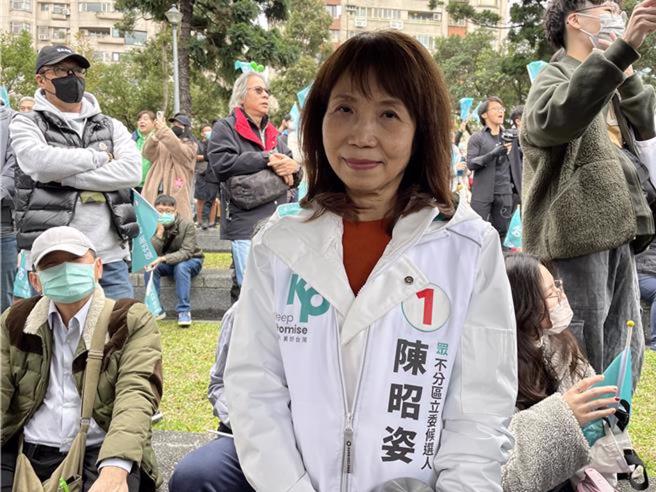 民眾党不分区立委陈昭姿。（中时资料照）