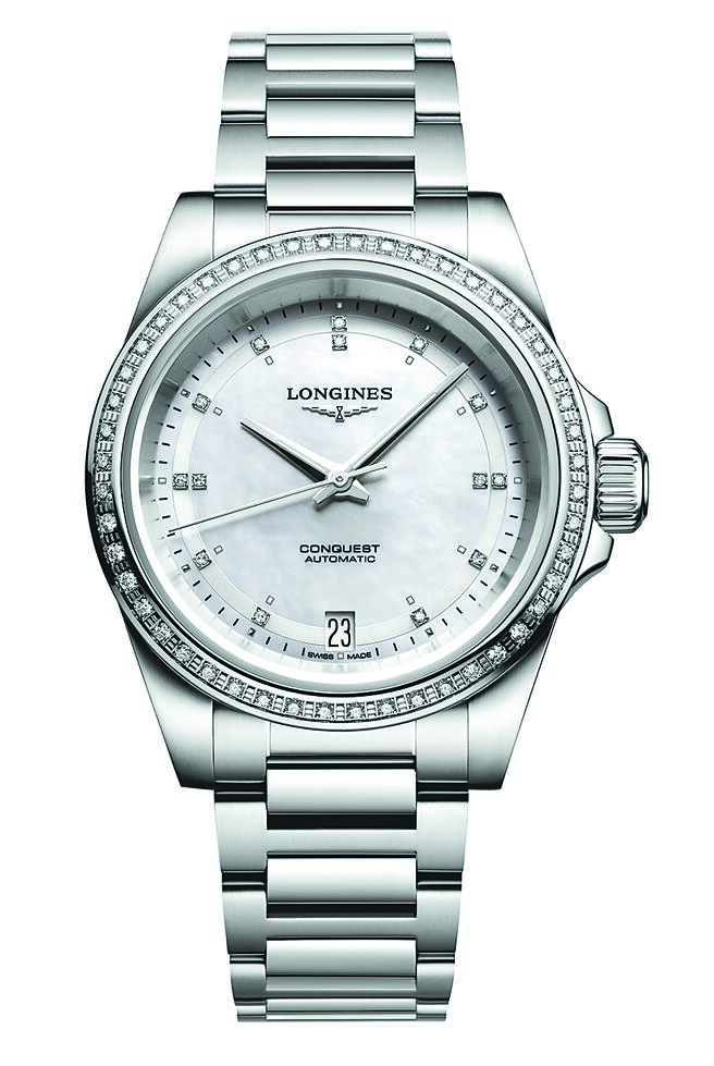 浪琴表征服者Conquest系列钻表，13万7900元。（Longines提供）