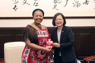 接见史瓦帝尼外长 蔡英文盼持续深化各领域伙伴关系