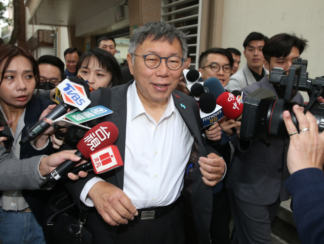 民眾党主席柯文哲。（资料照）