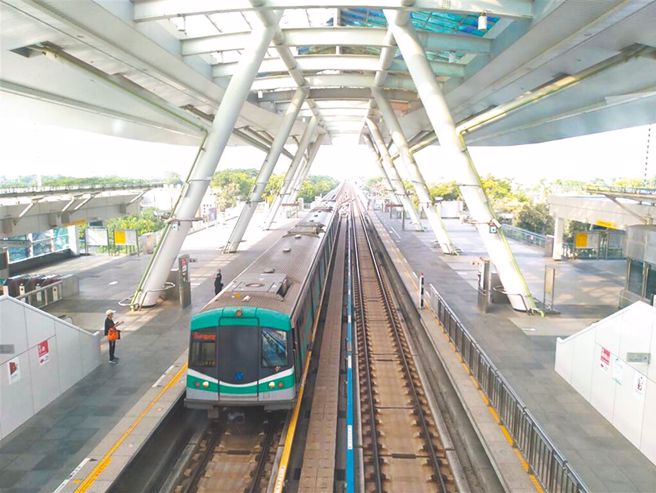 高雄捷運黃線已經動工。圖為捷運紅線。（本報資料照片）