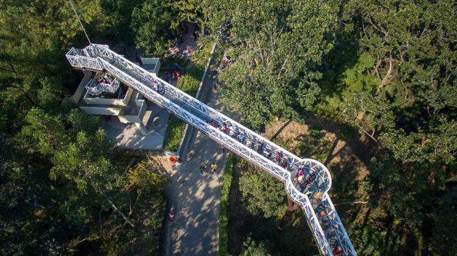 竹崎亲水公园天空走廊（图片来源：嘉义县文观局提供）