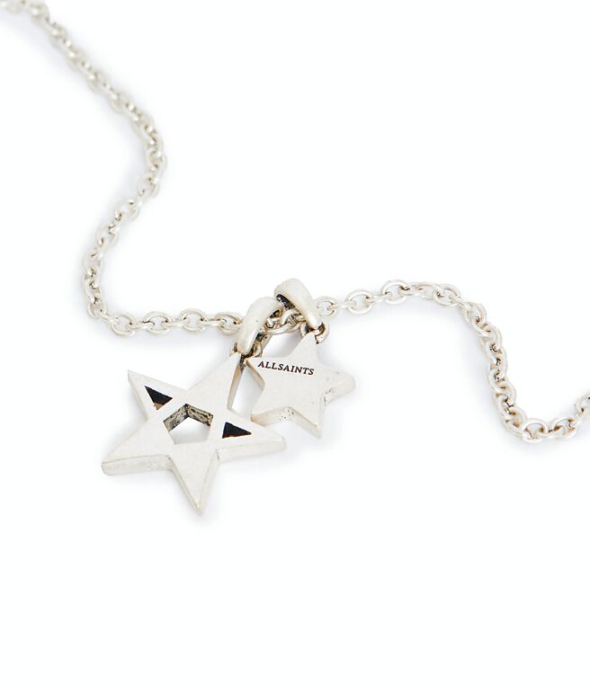 ALLSAINTS ASTAR CHARM双星项炼，9200元。（ALLSAINTS提供）