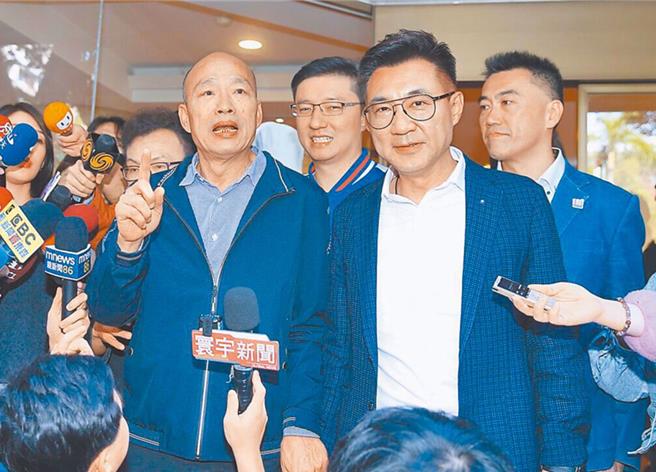 立法院长韩国瑜（左）。（本报资料照片）