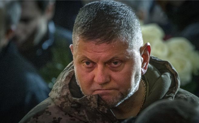 烏克蘭武裝部隊司令扎盧茲尼（Valeriy Zaluzhny）。（資料照／美聯社）