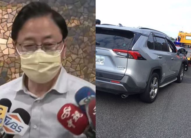 桃园市长张善政今(3)日，开车载妻子于国3发生追撞车祸，张善政脸书也曝光回新店老家原因。（图／翻摄画面）