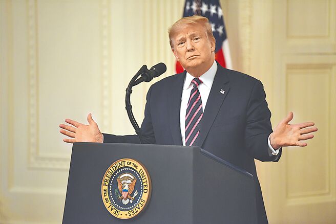 今年11月美国总统大选，川普（见图）与拜登极可能再次对决，而今不少国家也在未雨绸缪。（中新社）