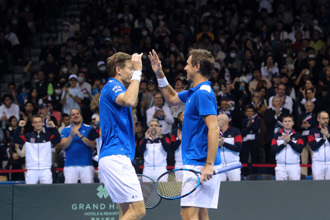 台维斯杯》法国大满贯名将讚「吉修配」：表现高于排名 