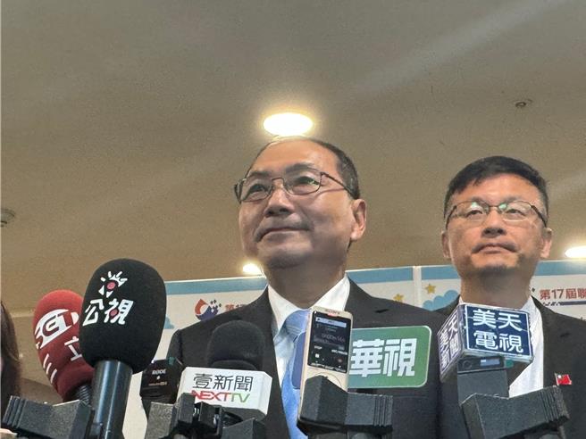 有媒體報導目前廢礦區土地盤點與權益保障等問題中央與地方未達成共識；對此新北市長侯友宜回應，新北市已經在2019年將相關議題反映給中央，希望中央快速修法，地方也會配合進行。（柯毓庭攝）