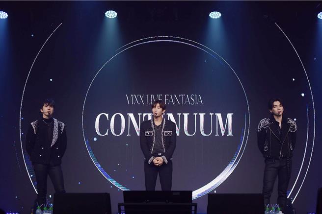 VIXX成員KEN（左起）、LEO、HYUK再度來台演出。（ON INN ASIA 提供）