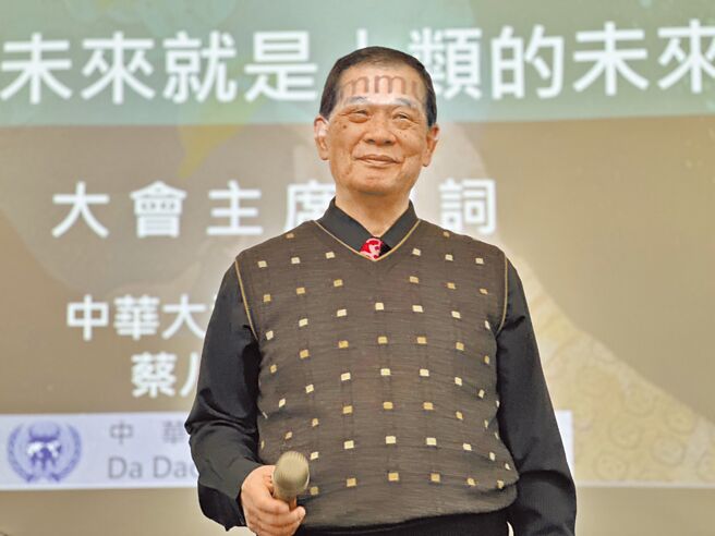 中华大道国际联合会理事长蔡八来。（杨舒婷摄）