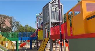 台南仁德運動公園啟用才2天 特色遊具區緊急關閉檢修