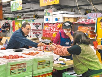 年前採購高峰期 侯友宜視察果菜市場