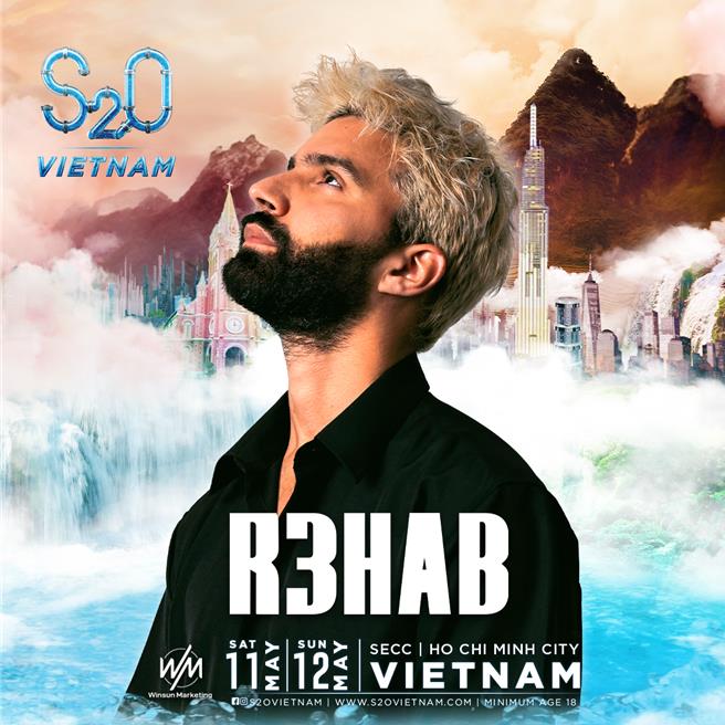 「派对神曲制造机」R3hab曾与蔡依林合作推出神曲〈Stars Align〉，去年更首度来台参与S2O Taiwan。（卫山集团提供）