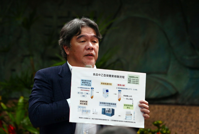 行政院食安办4日晚间临时召开记者会说明，农业部再次送检台糖公司同批肉品样本，皆未检出乙型受体素「西布特罗」。卫福部次长王必胜出面说明未检出样本。（资料照／邓博仁摄）