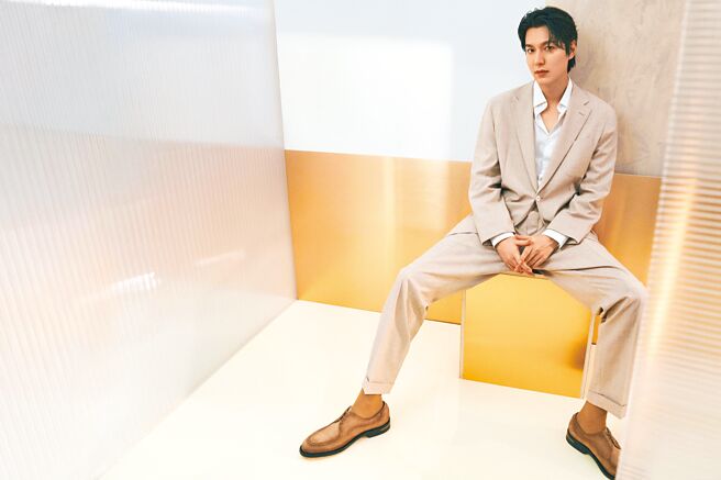 BOSS全球品牌代言人李敏鎬演繹BOSS 2024春夏系列。（BOSS提供）