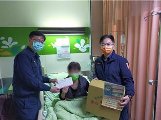 外籍看護搭橋送愛 偕警與慈善會守護孤苦癌婦