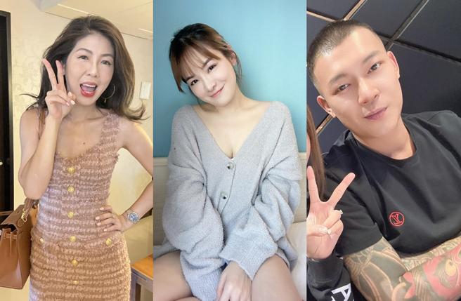 陈沂（中）惊传遭袭击，李怡贞（左）、凤梨见此发文。（图／翻摄自女人大律师李怡贞、陈沂、凤梨 吴泓逸脸书）