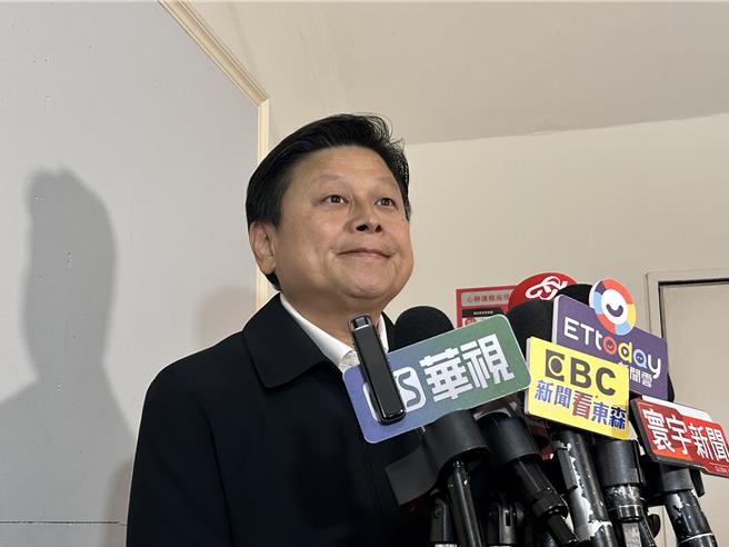 立院国民党团总召傅昆萁。（陈薏云摄）