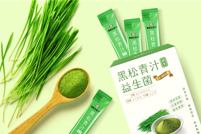 黑松生技H＋「黑松青汁酵素益生菌30入」，官网价980元。（黑松提供／朱世凯台北传真）