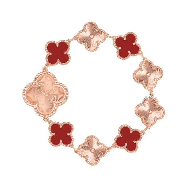 梵克雅宝Sweet Alhambra 神秘表，58万5000元。（Van Cleef & Arpels提供)