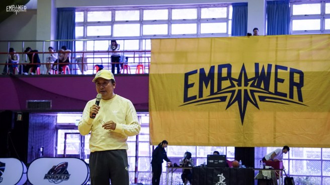 林书豪的父亲林继明到场勉励学员。(EMPOWER提供)