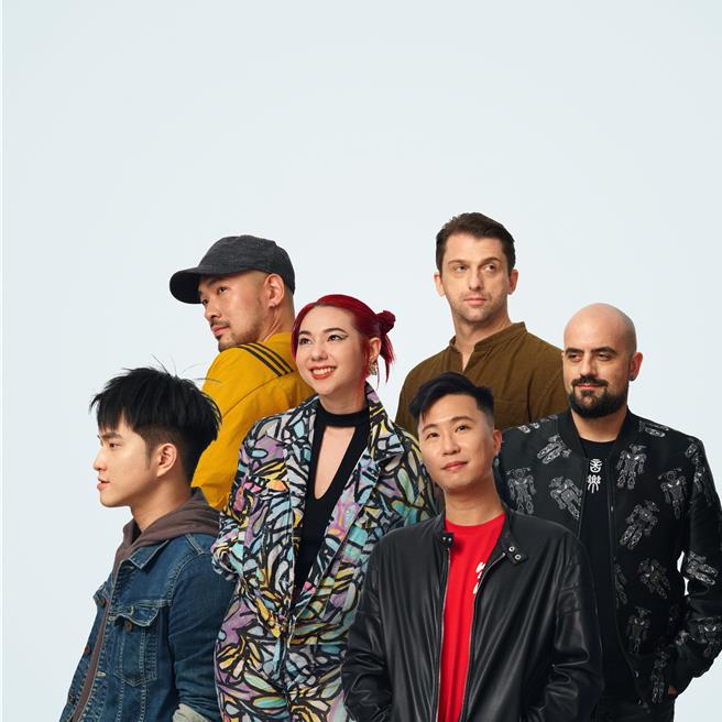 「Zy The Way 中庸」左起 Steve、Bruce、 Caitlin、Matt (下）、Derrick、Jim。（Zy The Way 中庸提供）